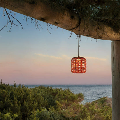 Vintage Waterproof Rattan LED Outdoor Ceiling Lights Lanterns - Flyachilles