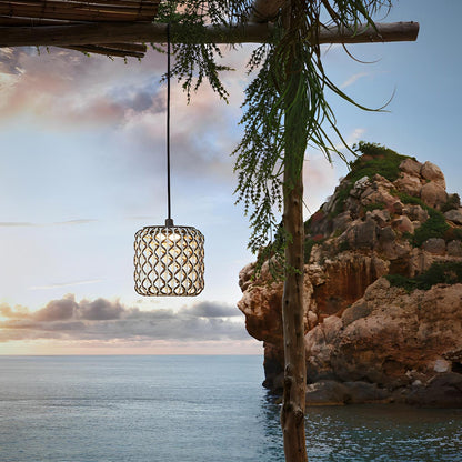 Vintage Waterproof Rattan LED Outdoor Ceiling Lights Lanterns - Flyachilles