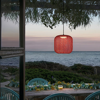 Vintage Waterproof Rattan LED Outdoor Ceiling Lights Lanterns - Flyachilles