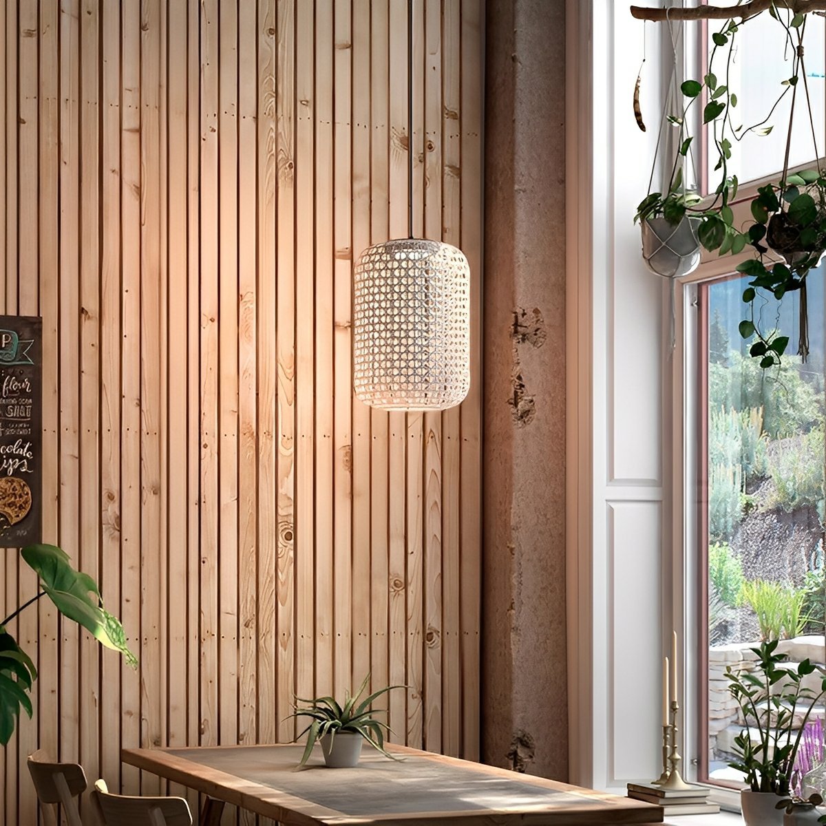 Vintage Waterproof Rattan LED Outdoor Ceiling Lights Lanterns - Flyachilles
