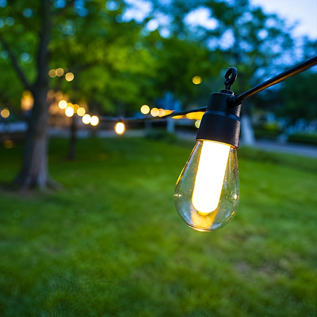 Waterproof 10 LED Outdoor String Lights 16.85ft - Flyachilles