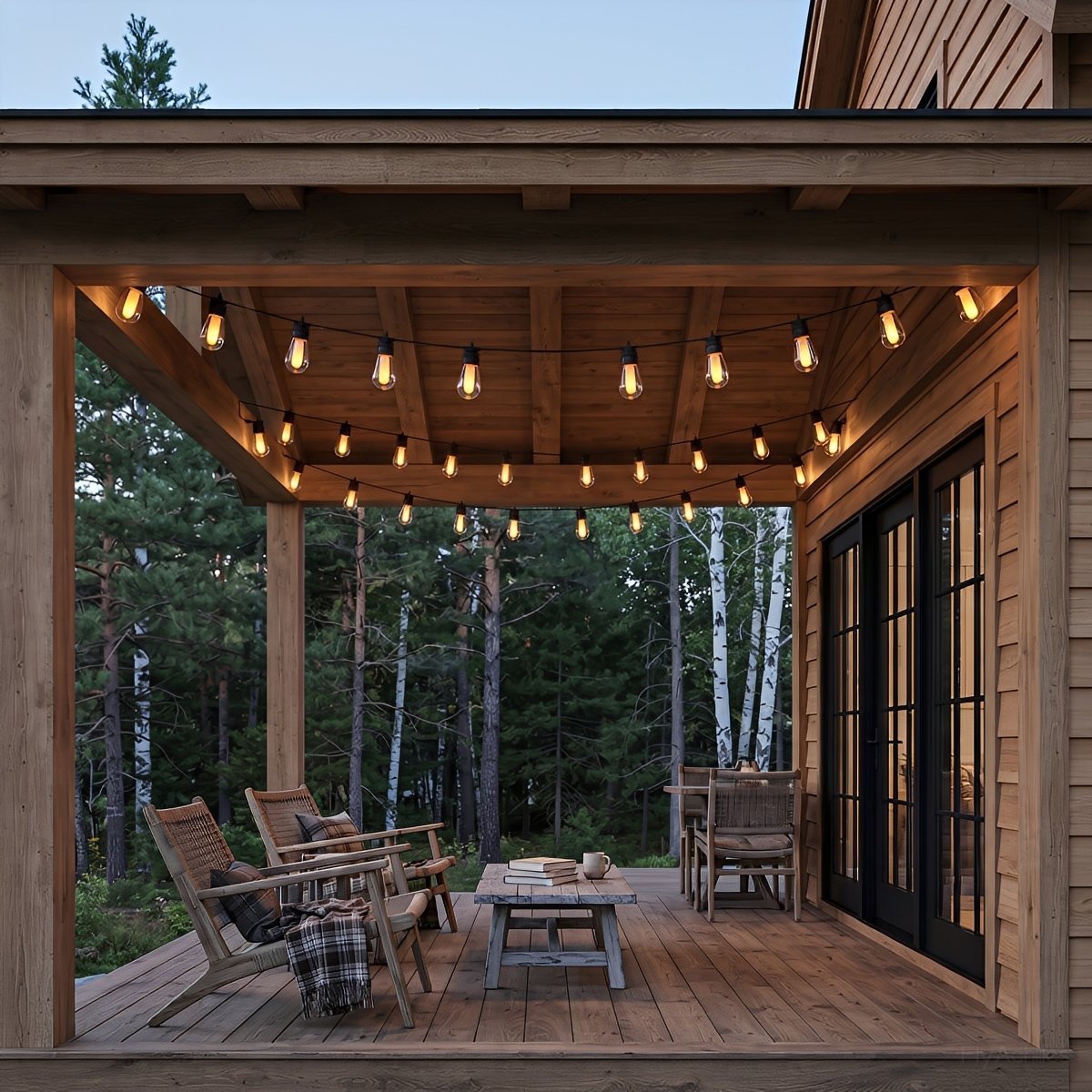 Waterproof 10 LED Outdoor String Lights 16.85ft - Flyachilles