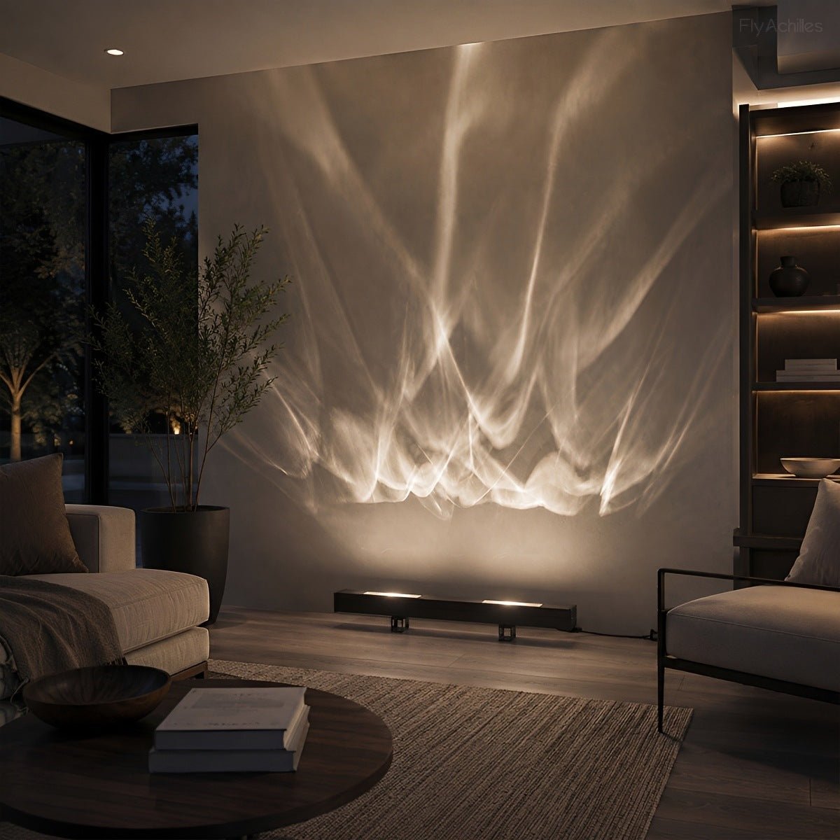 Waterproof 3D Dynamic Water Ripple LED Outdoor Wall Washer Light - Flyachilles