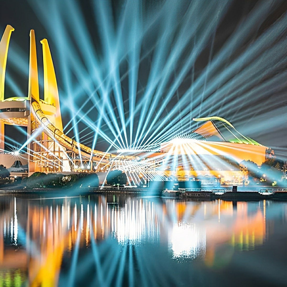 Waterproof 540° Rotation Outdoor LED Beam Spot Light Special Effects Lighting - Flyachilles