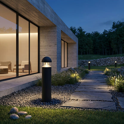 Waterproof Aluminum Metal Post Bollard Light Pillar Lantern Pathway - Flyachilles
