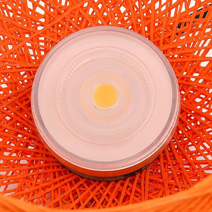 Waterproof Coastal Globe Woven Rope LED Outdoor Pendant Light - Flyachilles
