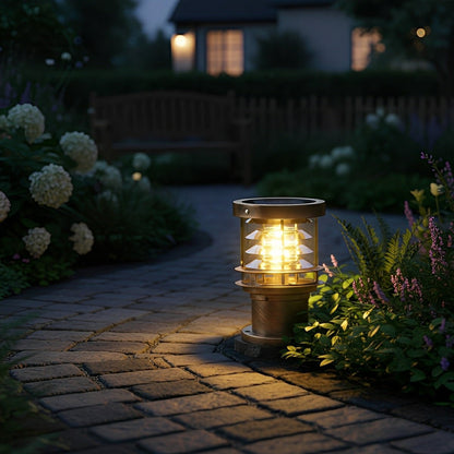 Waterproof Cylinder Tiered LED Outdoor Landscape Lighting - Flyachilles