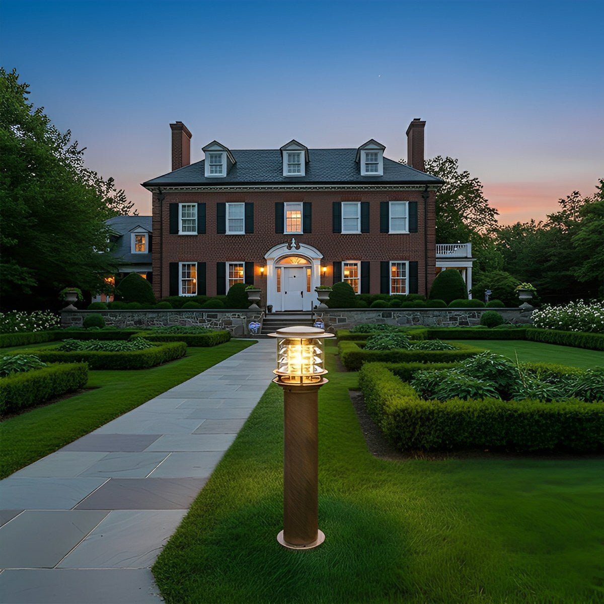 Waterproof Cylinder Tiered LED Outdoor Landscape Lighting - Flyachilles