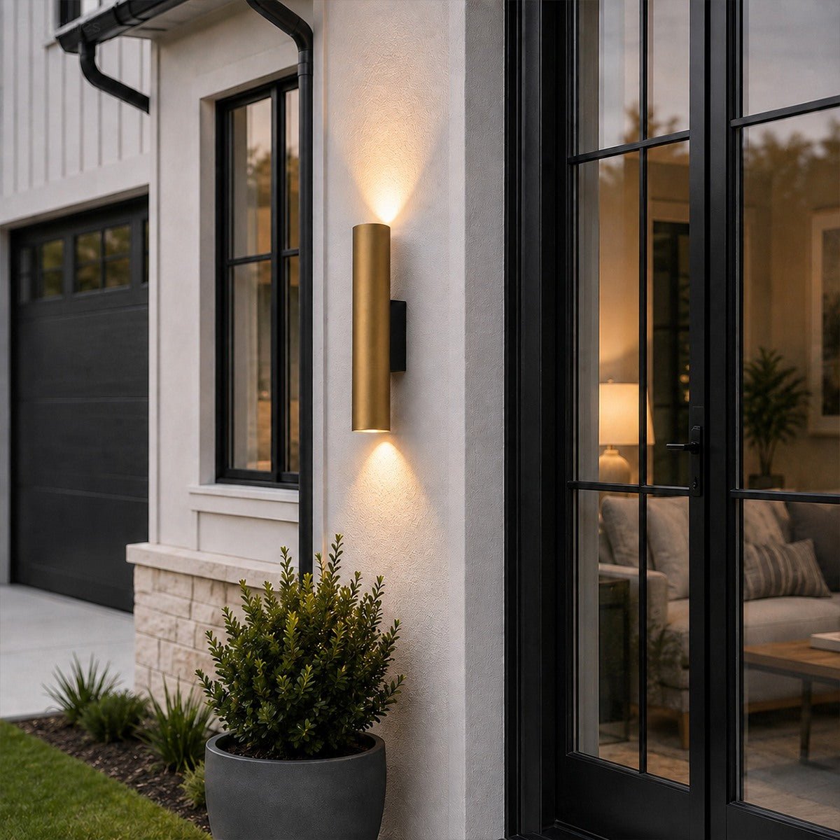 Waterproof Cylinder Up and Down Outdoor Wall Light - Flyachilles