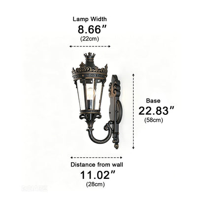 Waterproof European Mid-Century Outdoor Wall Light - Flyachilles