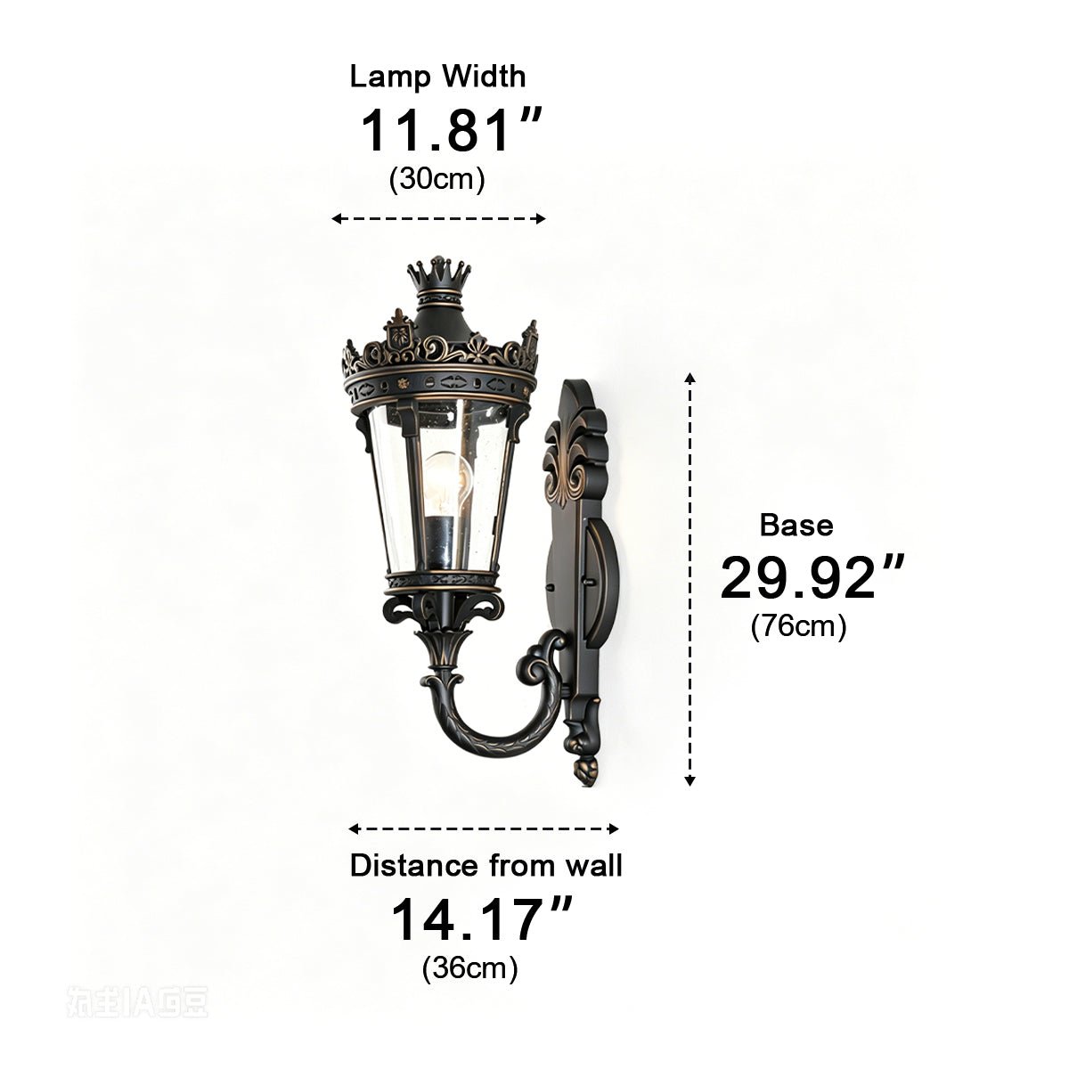 Waterproof European Mid-Century Outdoor Wall Light - Flyachilles
