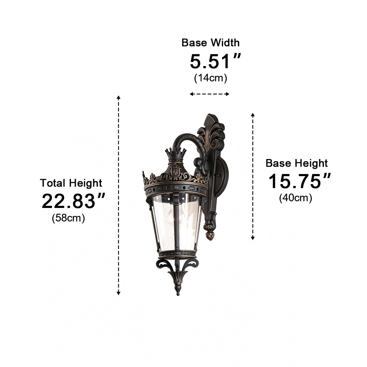 Waterproof European Mid-Century Outdoor Wall Light - Flyachilles