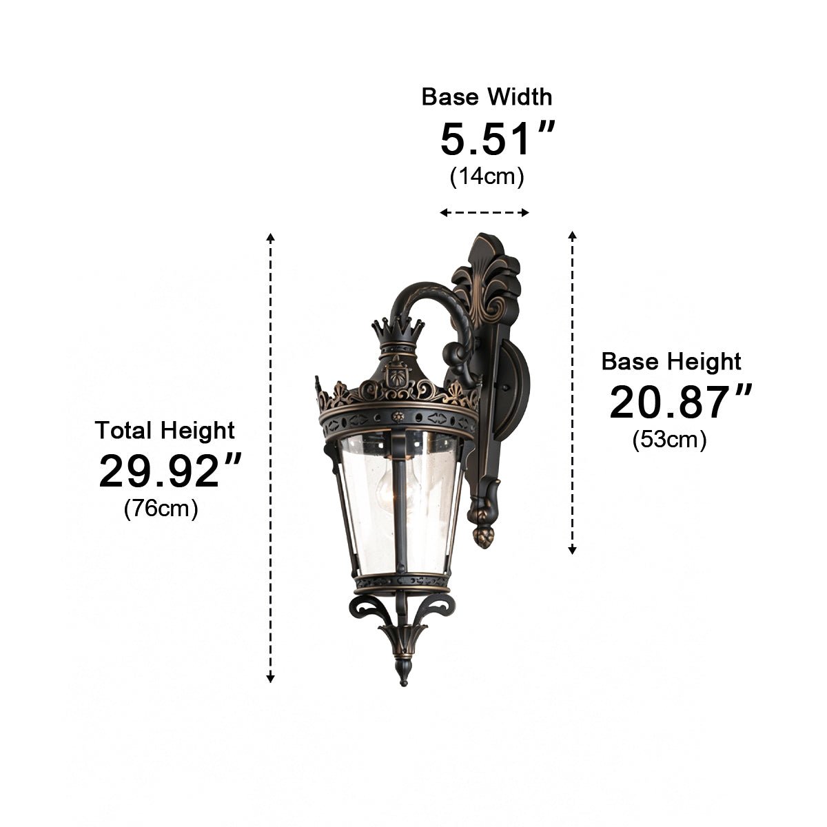 Waterproof European Mid-Century Outdoor Wall Light - Flyachilles