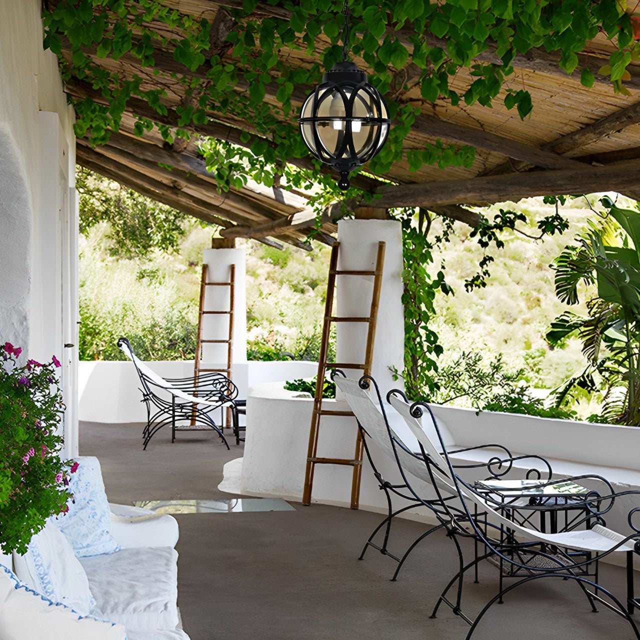 Waterproof Globe Outdoor Hanging Pendant Lights - Flyachilles