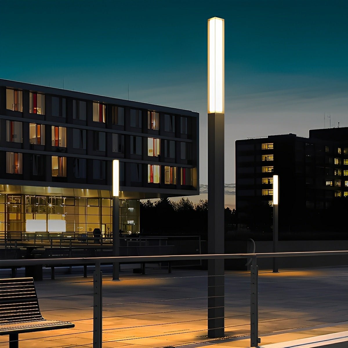 Waterproof High Pole Metal Post Lights Street Lights - Flyachilles