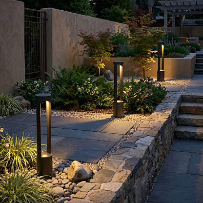 Waterproof Hollow Cylindrical Shaped LED Lamp Post Lights - Flyachilles