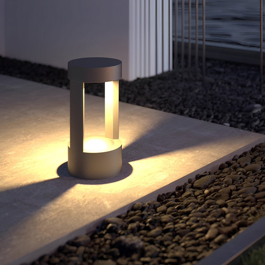 Waterproof Hollow Cylindrical Shaped LED Lamp Post Lights - Flyachilles