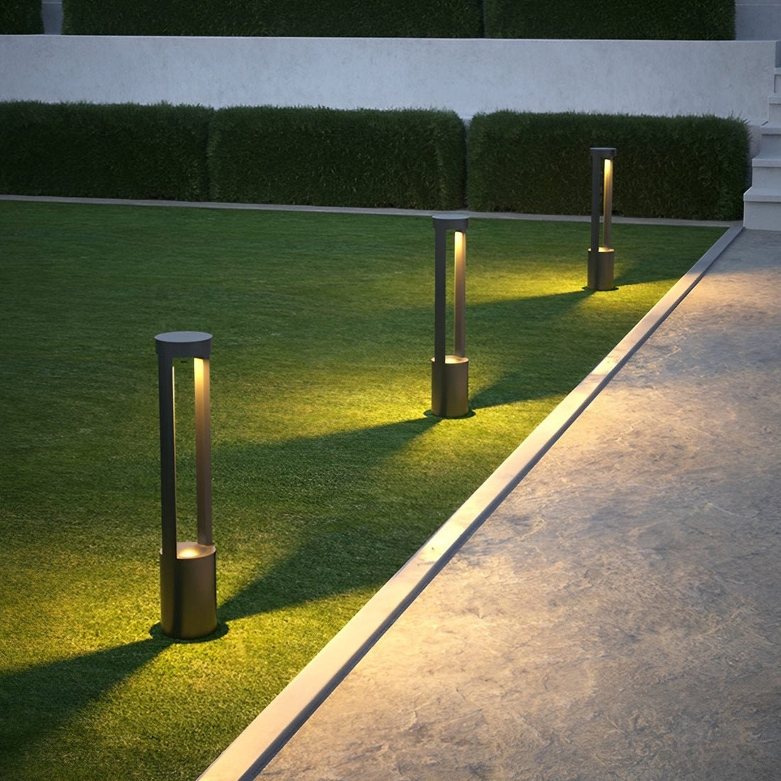 Waterproof Hollow Cylindrical Shaped LED Lamp Post Lights - Flyachilles