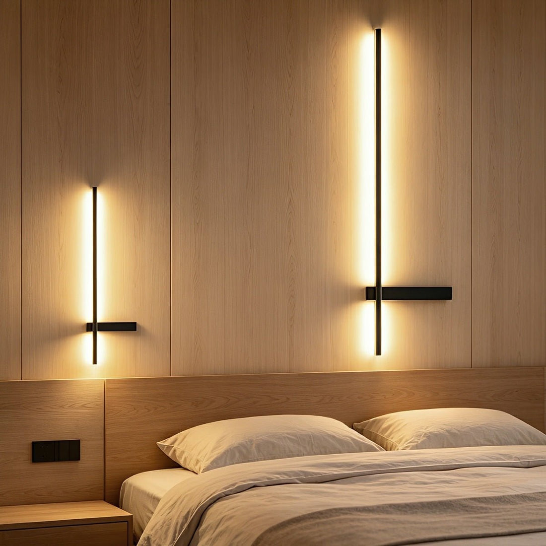 Waterproof Interlaced Line Strips Aluminum Metal Wall Sconce - Flyachilles