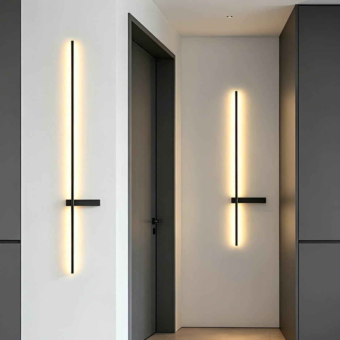 Waterproof Interlaced Line Strips Aluminum Metal Wall Sconce - Flyachilles
