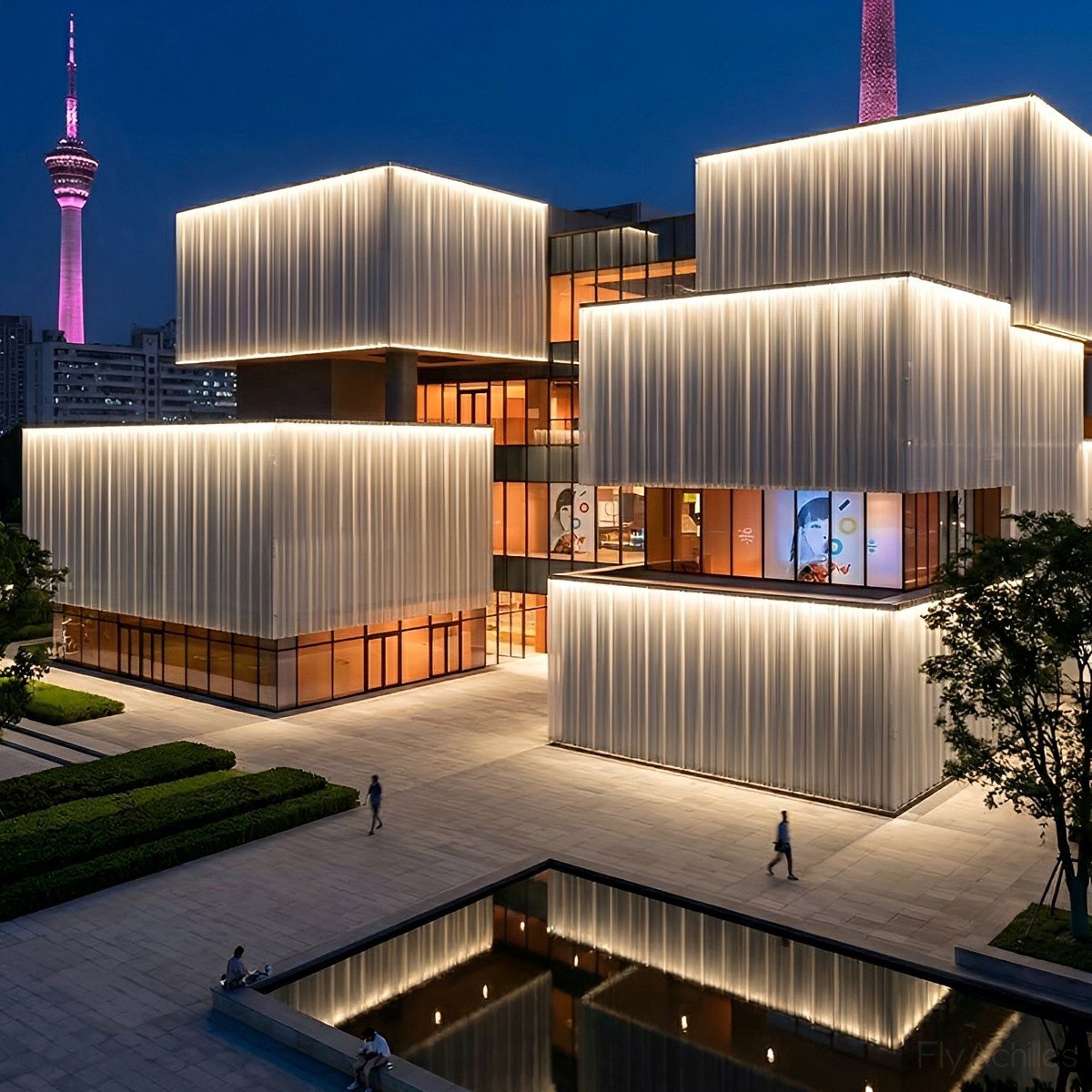 Waterproof LED Wall Washer Light DC24V – Outdoor Architectural Facade Lighting - Flyachilles