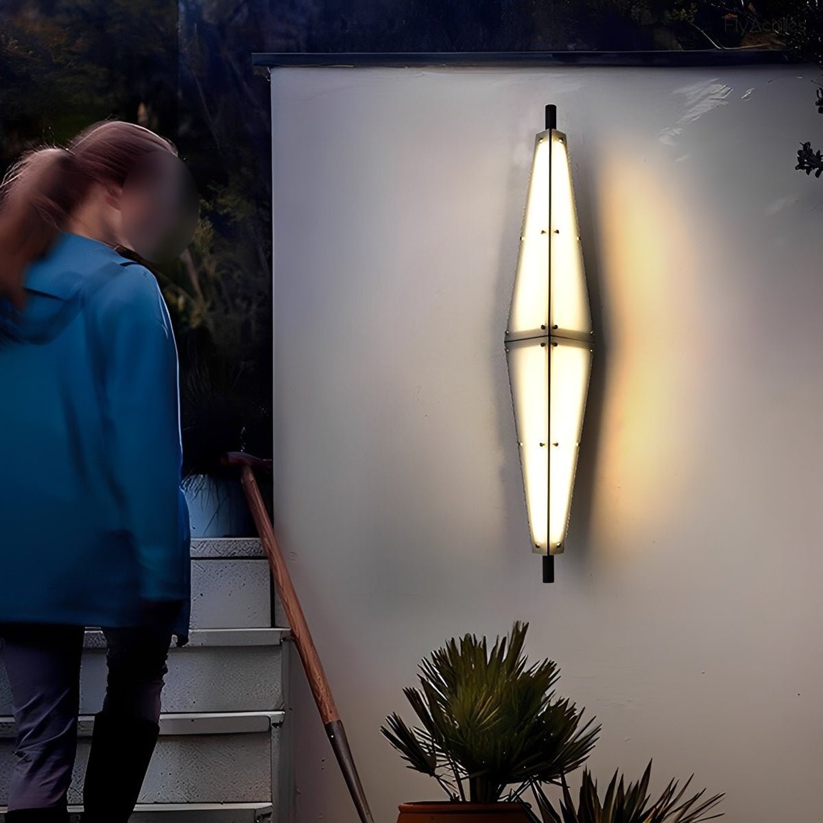Waterproof Luxury Diamond Outdoor Wall Light - Flyachilles