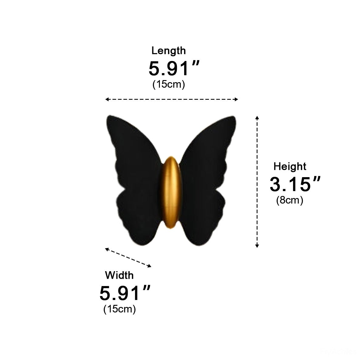 Waterproof Modern Animal Shape Outdoor LED Wall Lights - Flyachilles