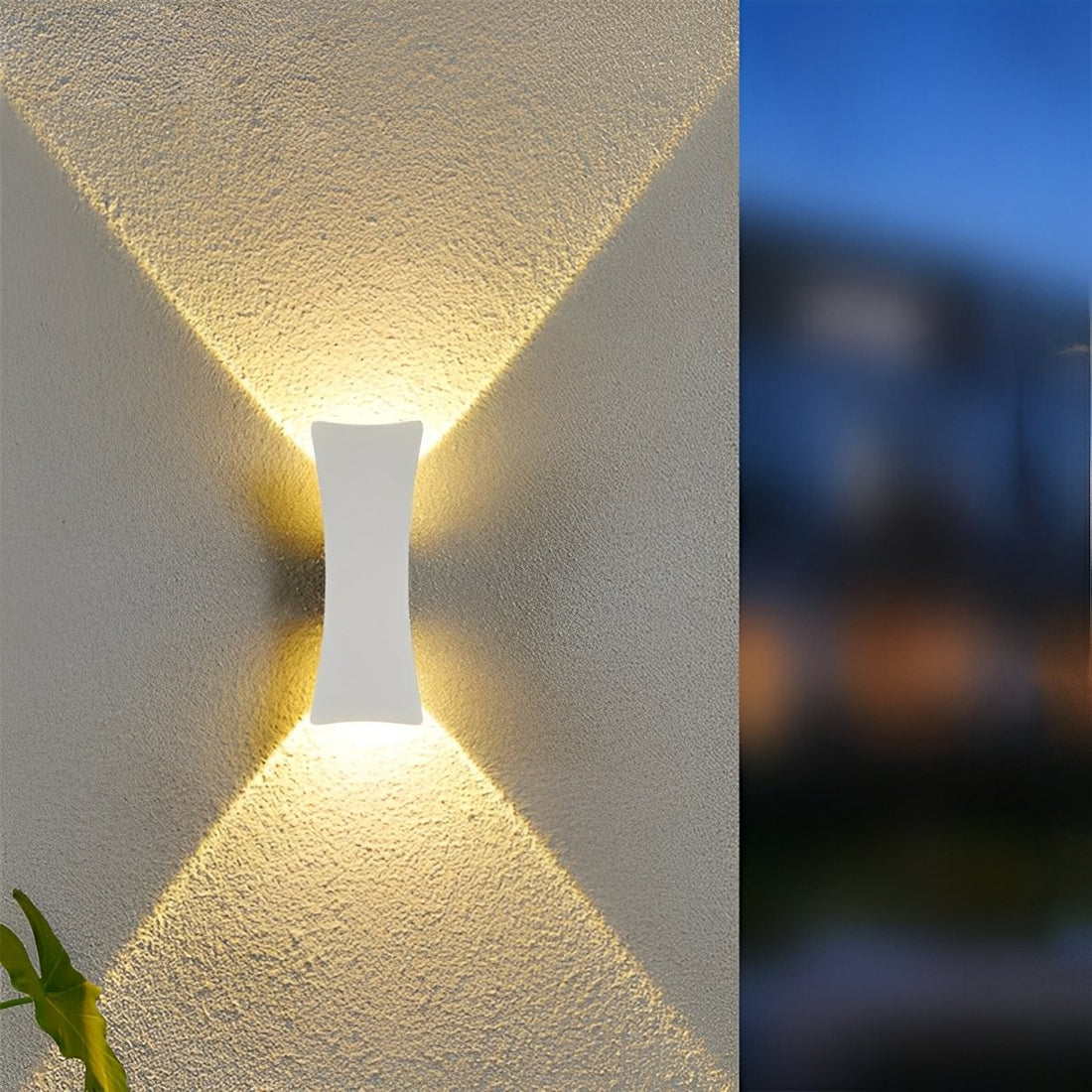 Waterproof Modern Arc Up and Down Outdoor Wall Light - Flyachilles