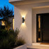 Waterproof Modern Arc Up and Down Outdoor Wall Light - Flyachilles