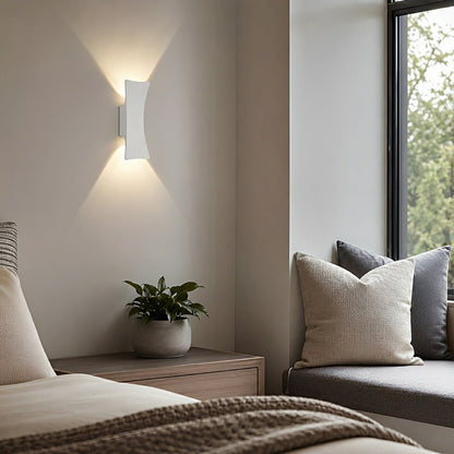 Waterproof Modern Arc Up and Down Outdoor Wall Light - Flyachilles