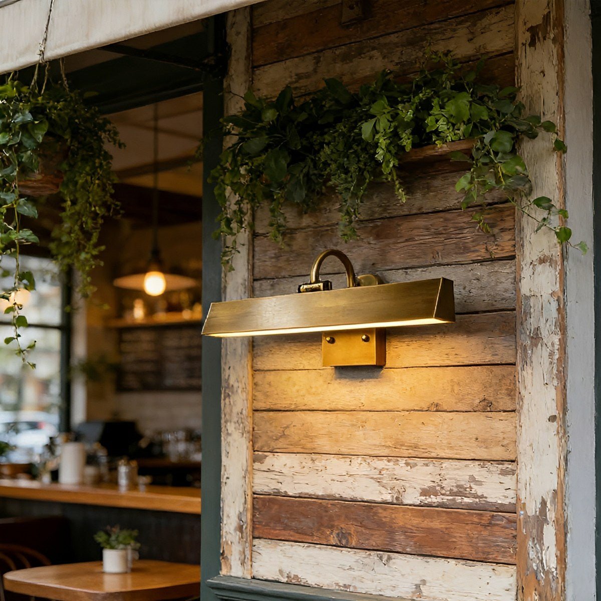 Waterproof Modern Copper Long Strip Outdoor Porch LED Wall Lights - Flyachilles