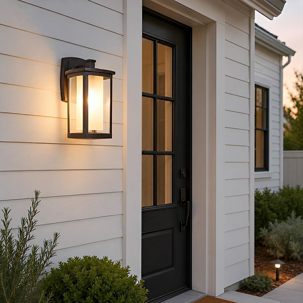 Waterproof Modern Farmhouse Outdoor LED Porch Wall Lights - Flyachilles