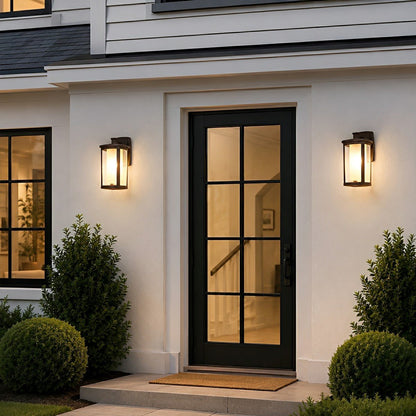 Waterproof Modern Farmhouse Outdoor LED Porch Wall Lights - Flyachilles