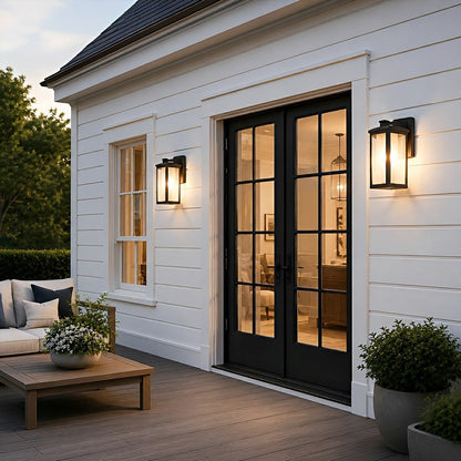 Waterproof Modern Farmhouse Outdoor LED Porch Wall Lights - Flyachilles