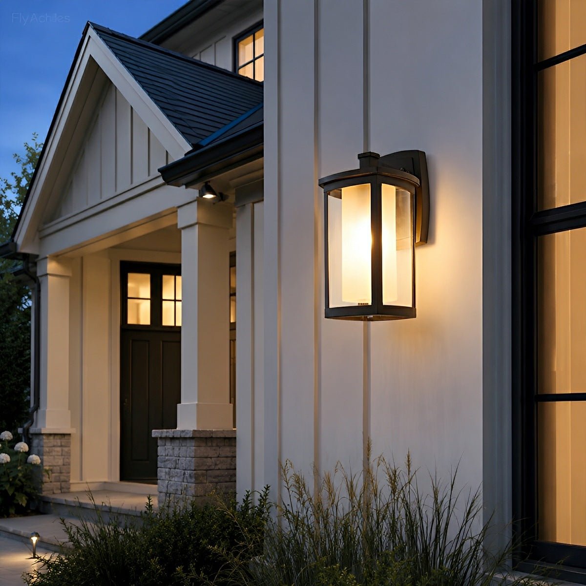 Waterproof Modern Farmhouse Outdoor LED Porch Wall Lights - Flyachilles