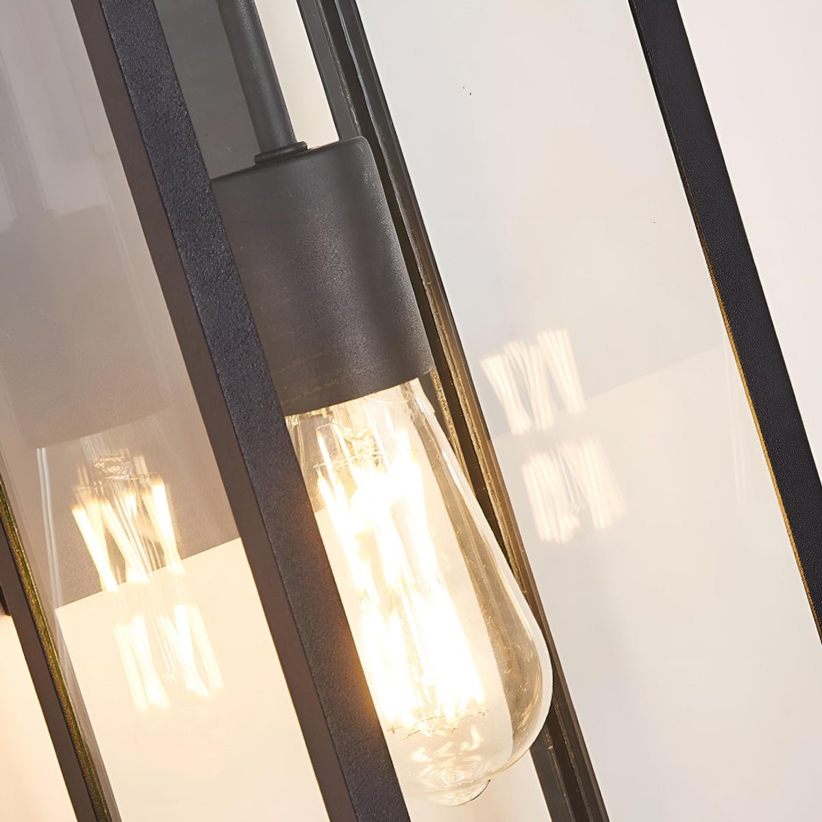 Waterproof Modern Farmhouse Rectangular Outdoor LED Porch Wall Lights - Flyachilles