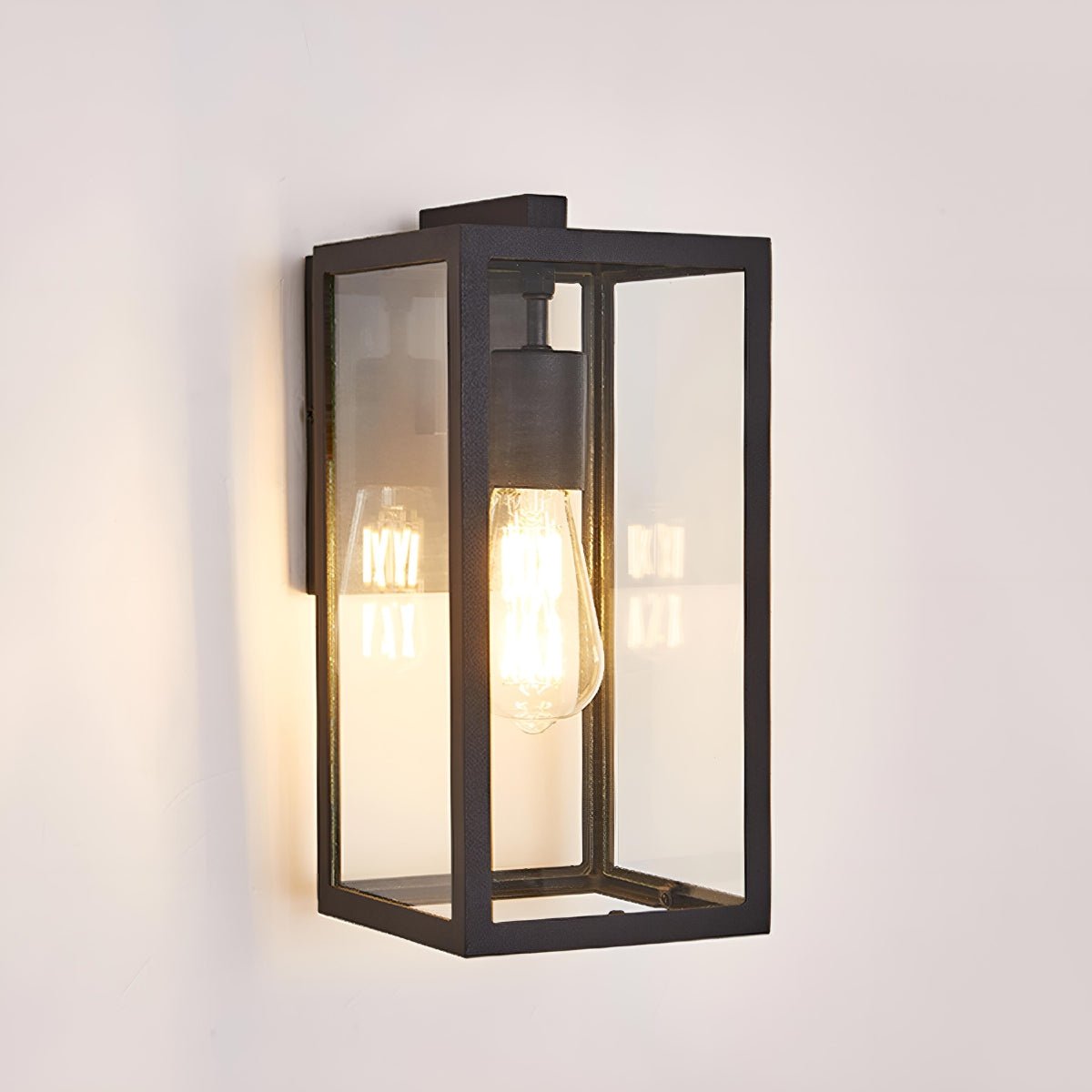 Waterproof Modern Farmhouse Rectangular Outdoor LED Porch Wall Lights - Flyachilles