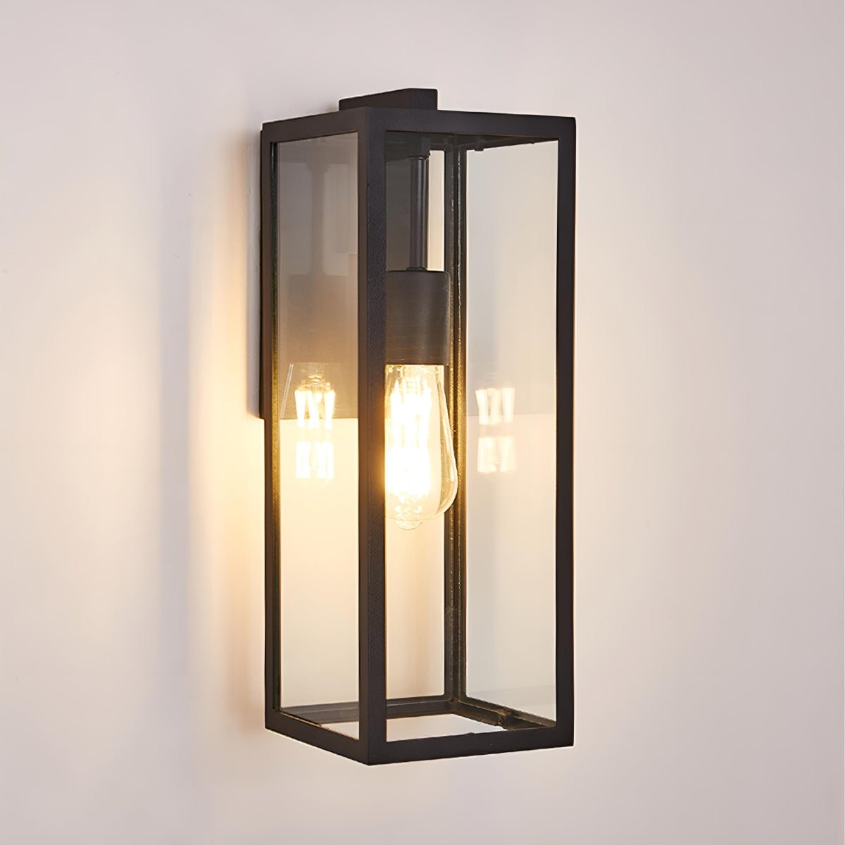 Waterproof Modern Farmhouse Rectangular Outdoor LED Porch Wall Lights - Flyachilles
