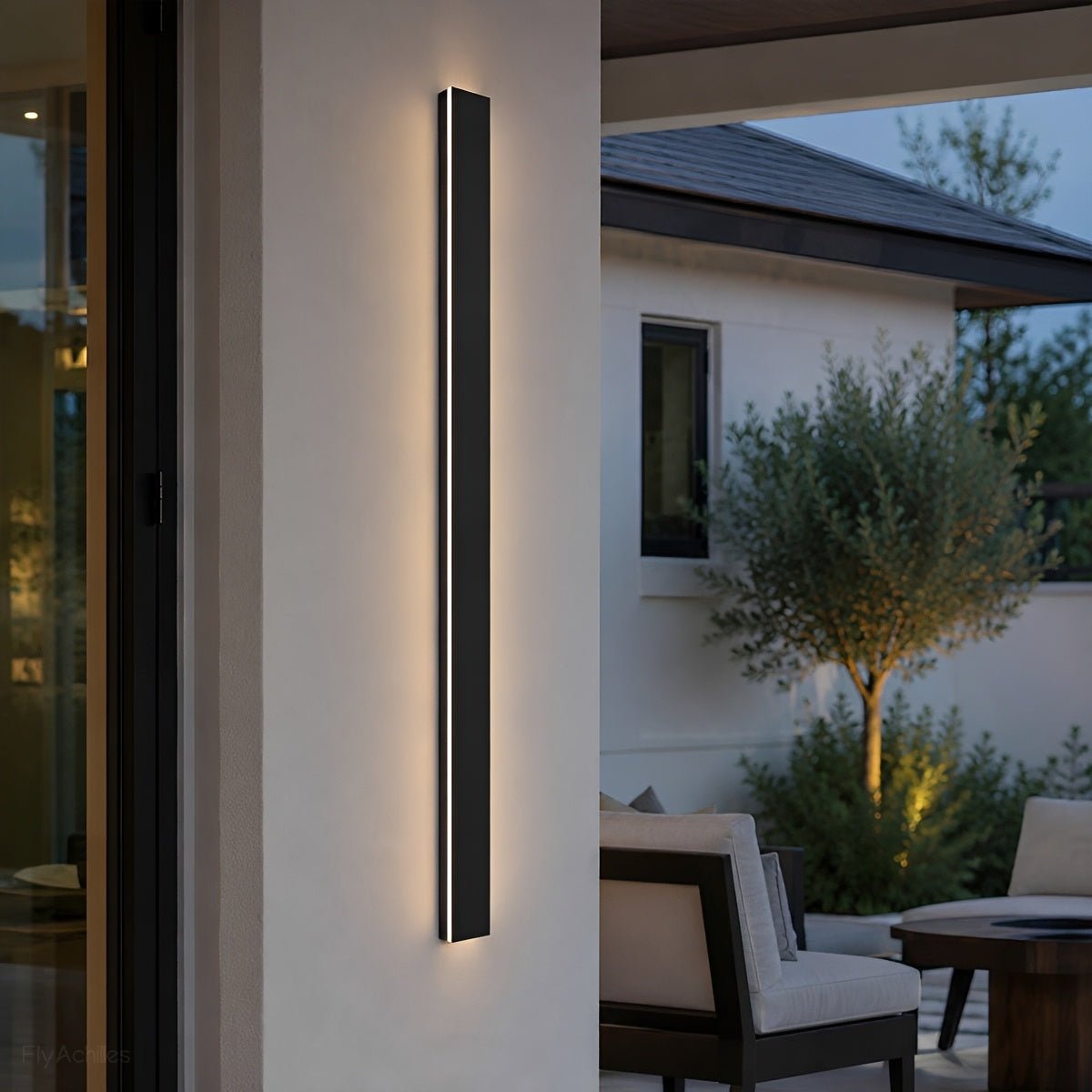 Waterproof Modern LED Long Strip Outdoor Wall Porch Lights - Flyachilles