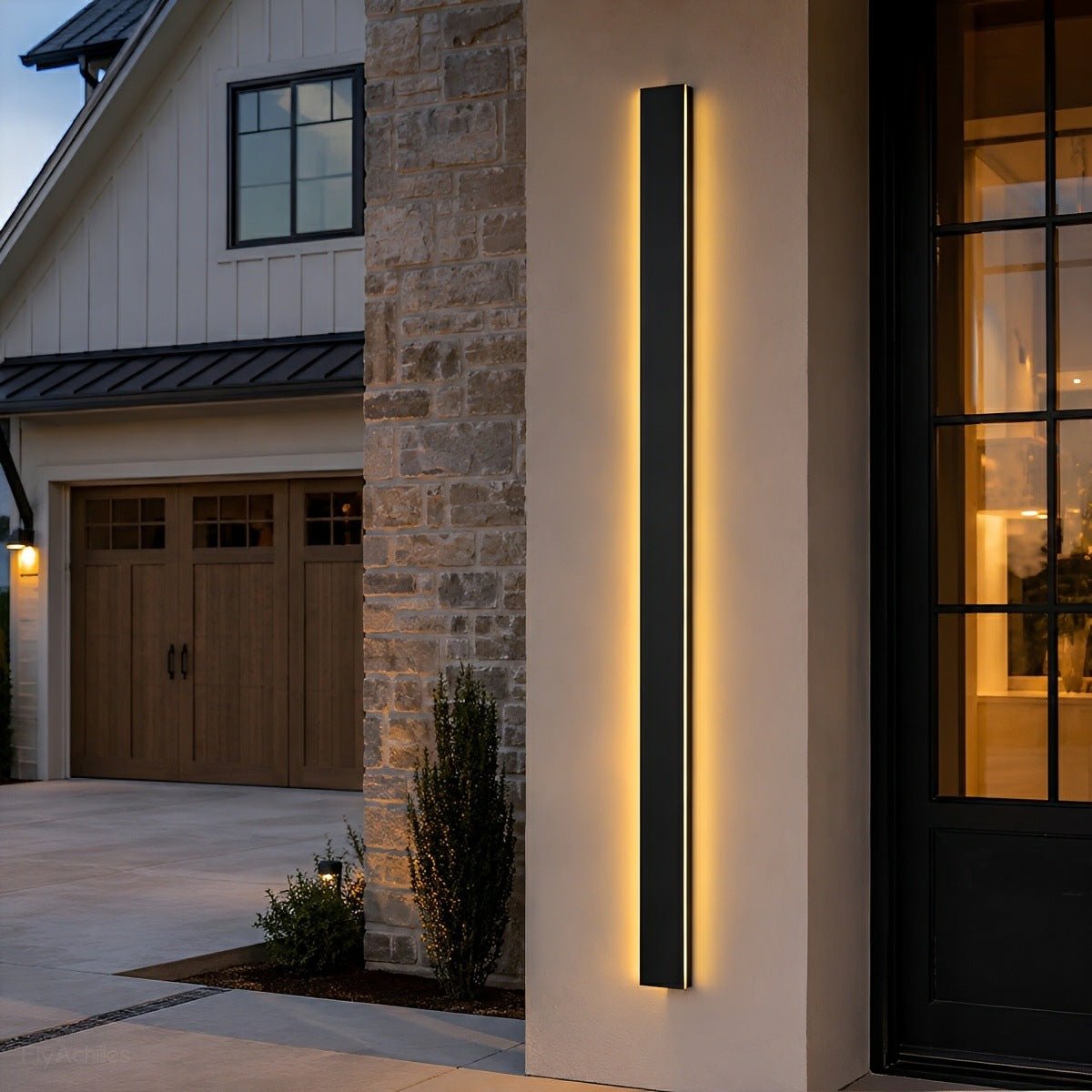 Waterproof Modern LED Long Strip Outdoor Wall Porch Lights - Flyachilles