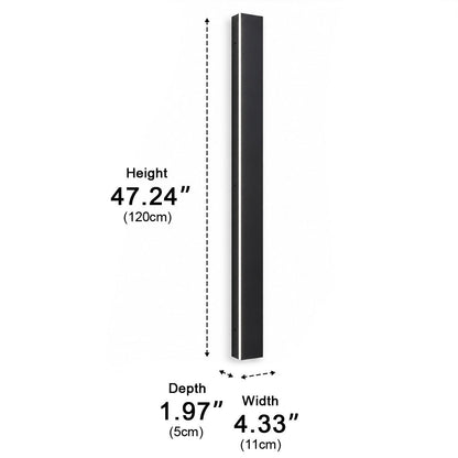 Waterproof Modern LED Long Strip Outdoor Wall Porch Lights - Flyachilles