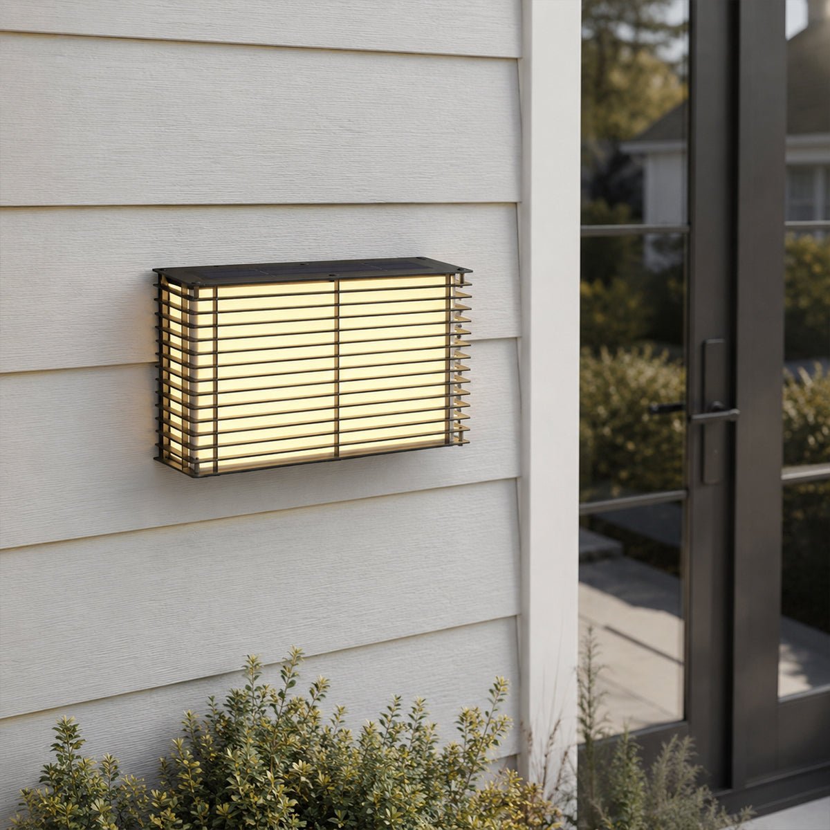 Waterproof Modern Louvered LED Outdoor Wall Light - Flyachilles