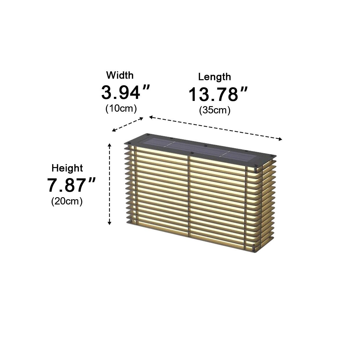 Waterproof Modern Louvered LED Outdoor Wall Light - Flyachilles