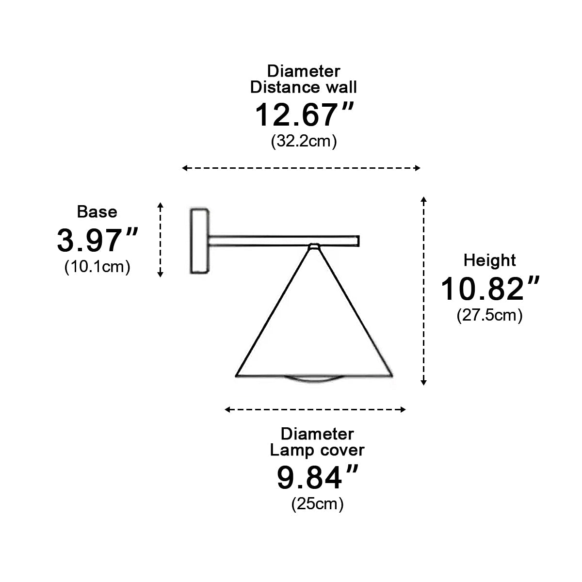 Waterproof Modern Minimalist Bell LED Outdoor Wall Sconces - Flyachilles