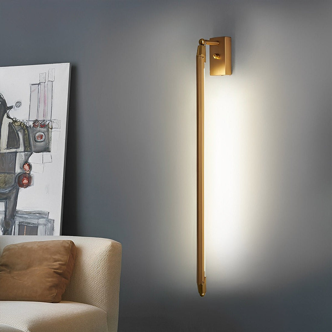 Waterproof Modern Minimalist Rotatable Long Strip LED Wall Sconces - Flyachilles