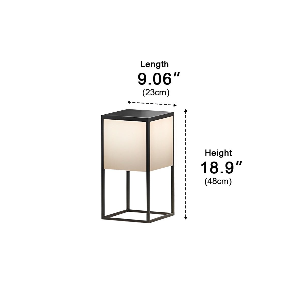 Waterproof Modern Minimalist Stainless Steel Rectangular LED Outdoor Floor Lamp - Flyachilles