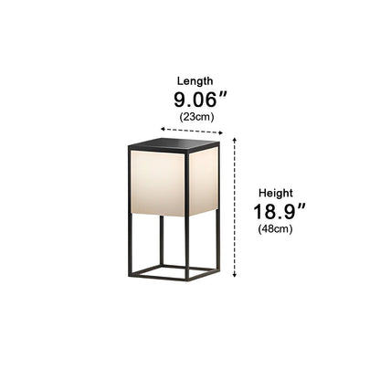 Waterproof Modern Minimalist Stainless Steel Rectangular LED Outdoor Floor Lamp - Flyachilles