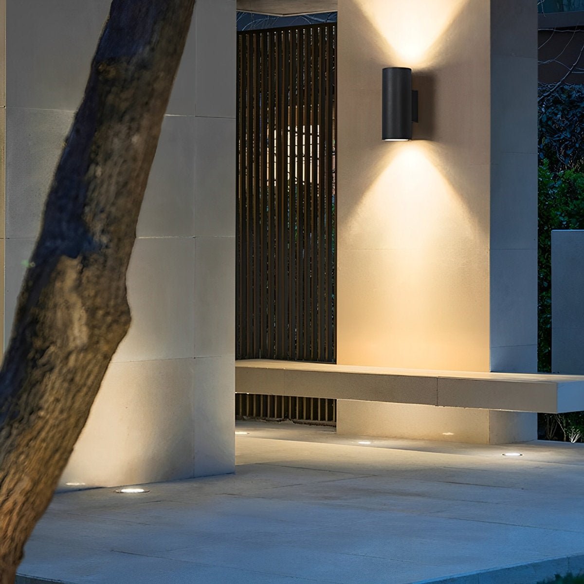 Waterproof Modern Minimalist Wall Light Glass LED Outdoor Interior Downlight - Flyachilles