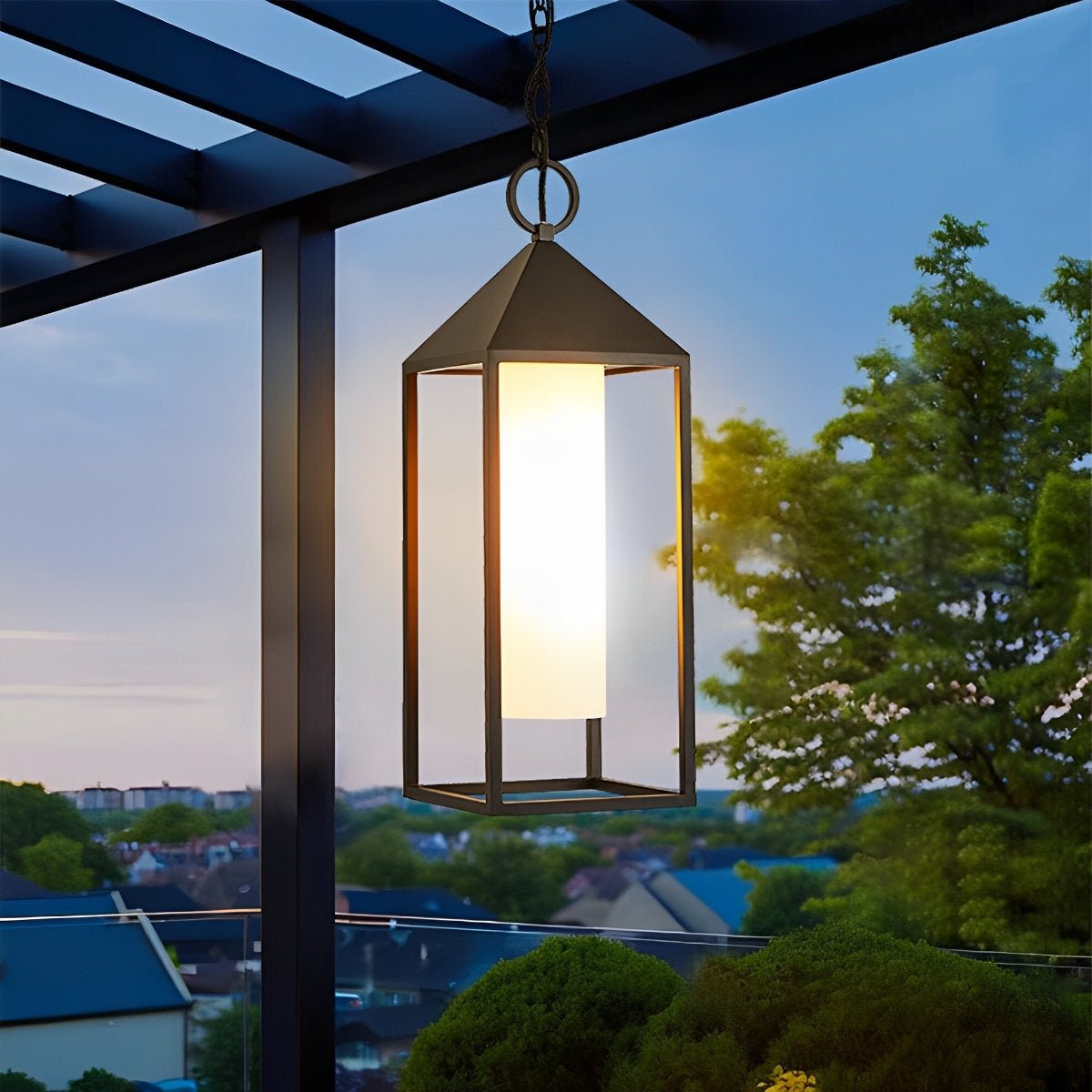 Waterproof Modern Outdoor Hanging Lantern Pendant Lights - Flyachilles