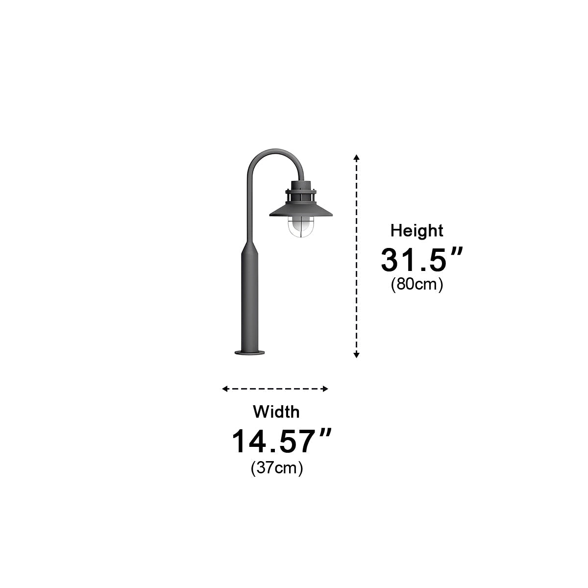 Waterproof Modern Outdoor Lantern Pathway Street Lights - Flyachilles